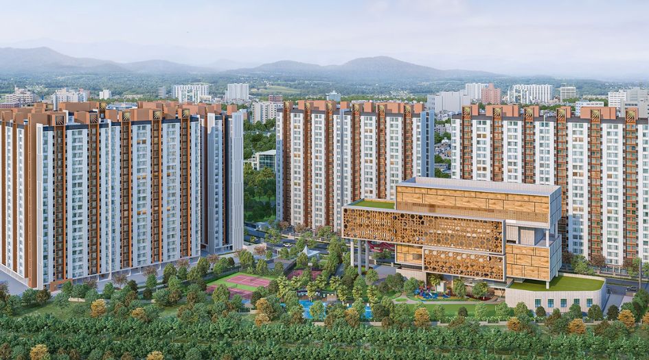 Dosti Greater Thane Elevation Image Day Side View